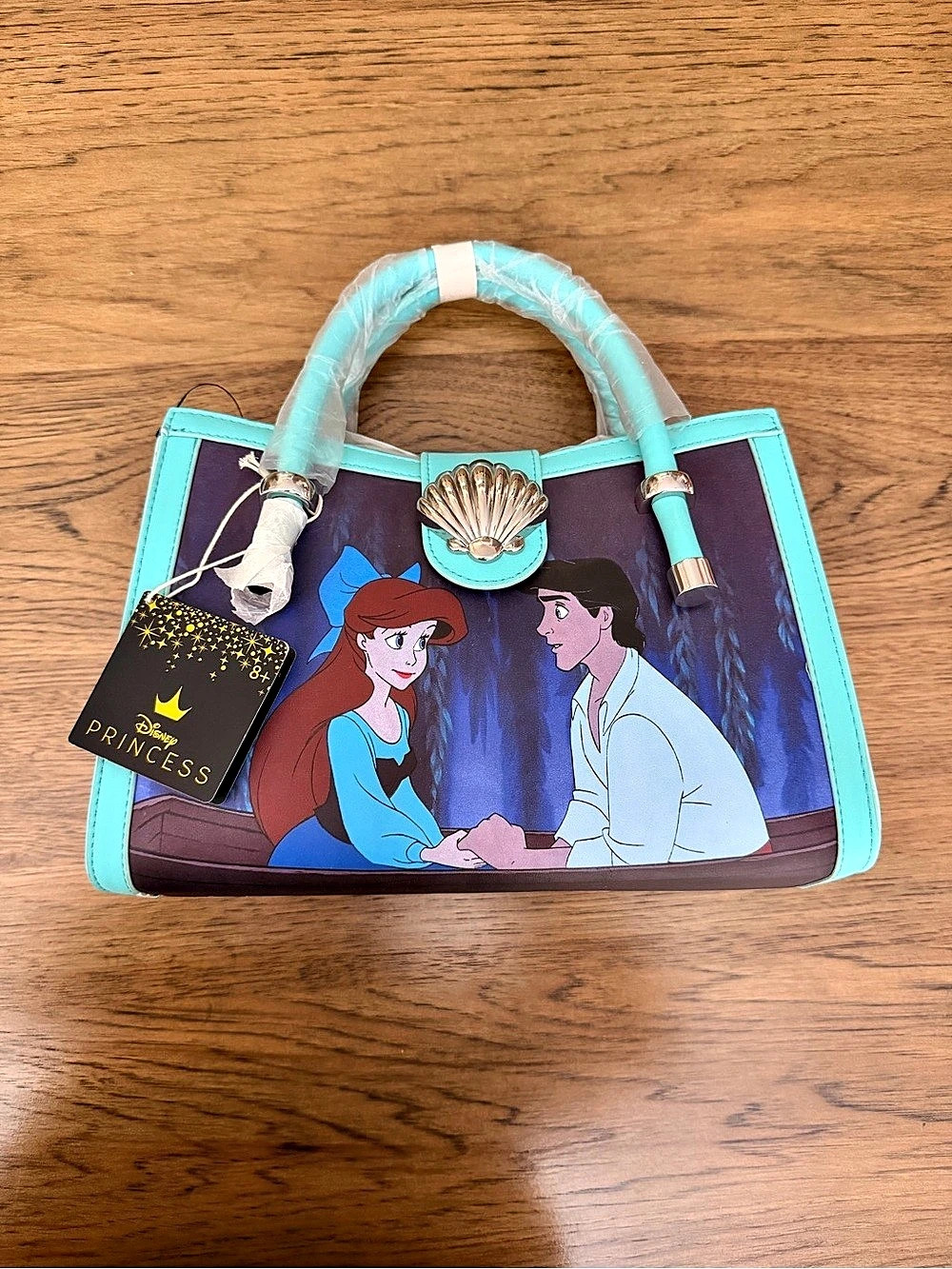 Disney Princess Tote Bag Blue & Purple NWT